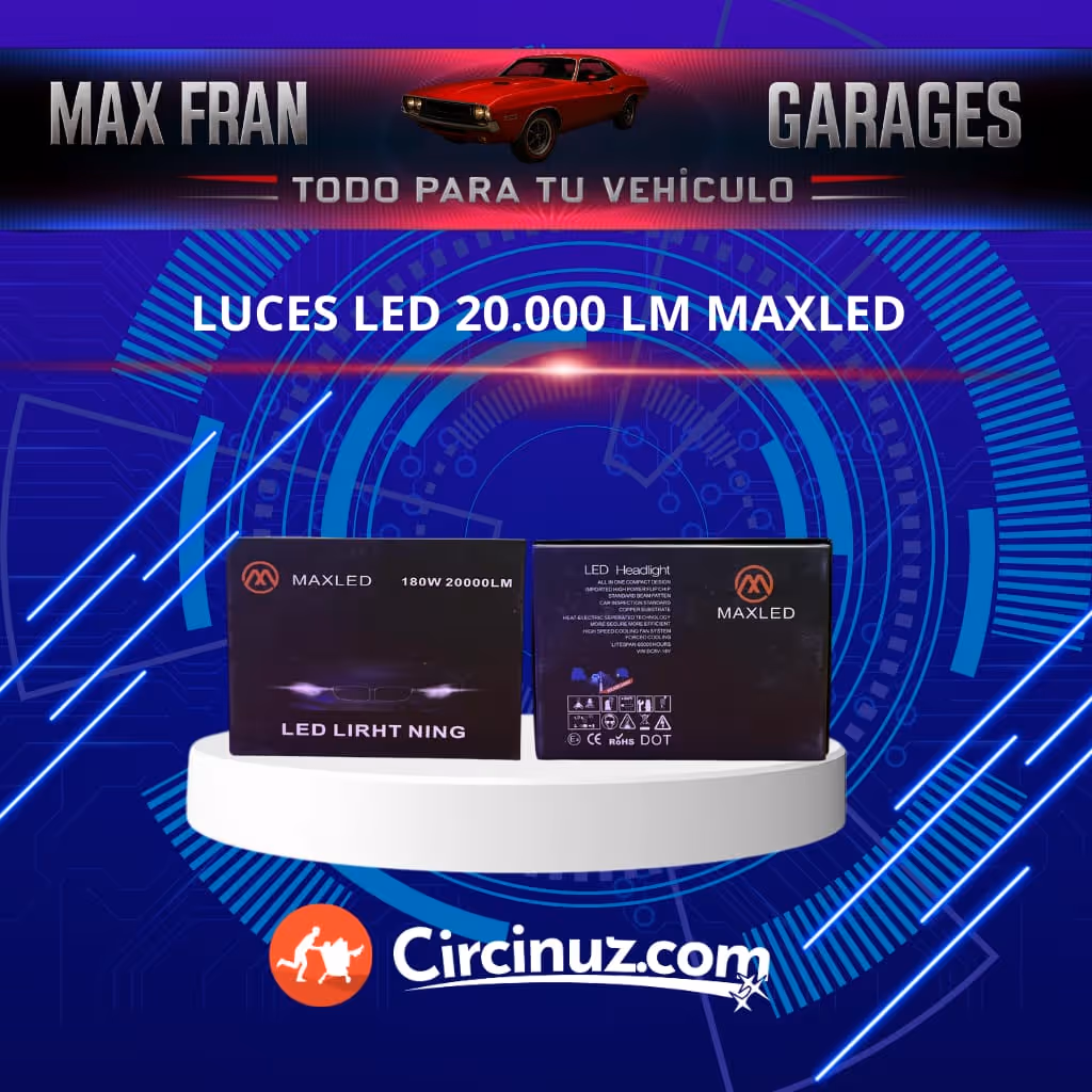 Luces led 20.000lm maxled 