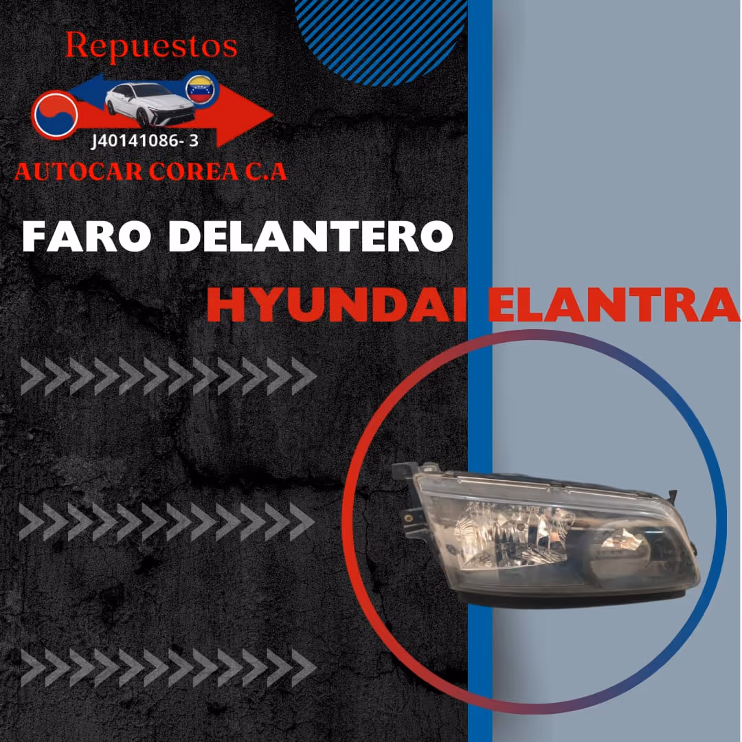 Faro delantero elantra 98 