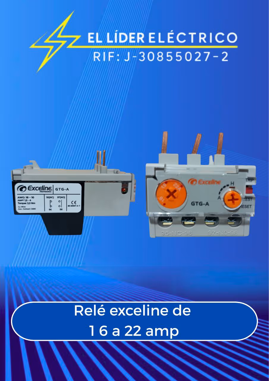 RELE DE 16 A 22 AMP EXCELINE