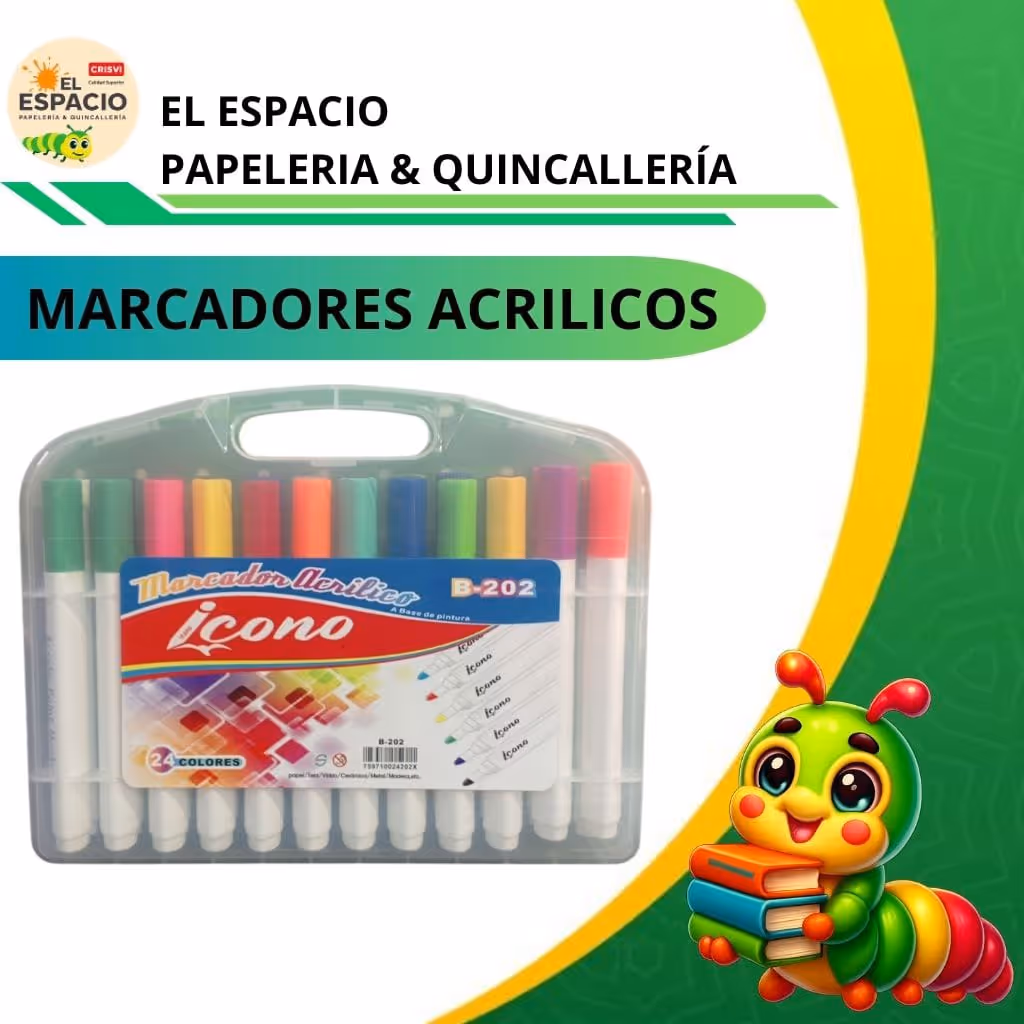 Marcadores acrílicos 