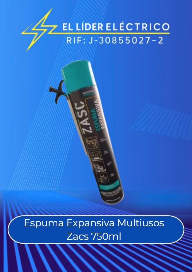 Espuma Expansiva Multiusos Zacs 750ml