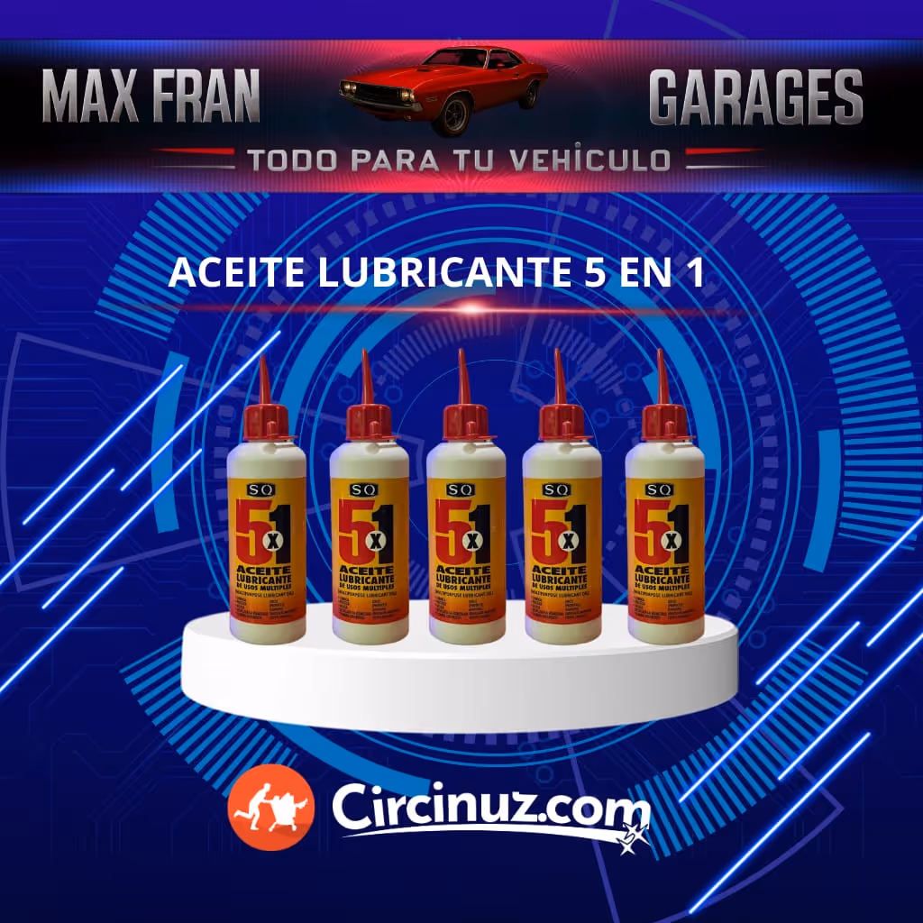 Aceite lubricante 5 en 1