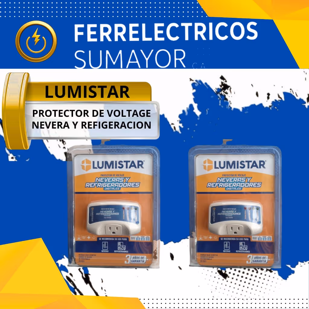 Lumistar protector de voltaje nevera y refrigeración 