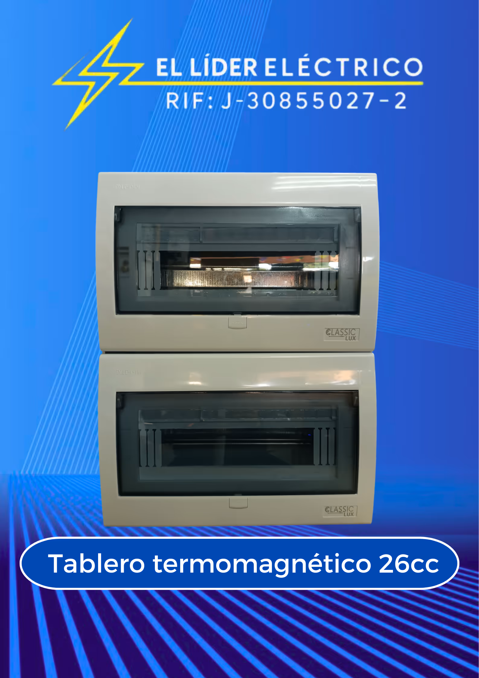 TABLERO PARA TERMOMAGNETICO 26CC