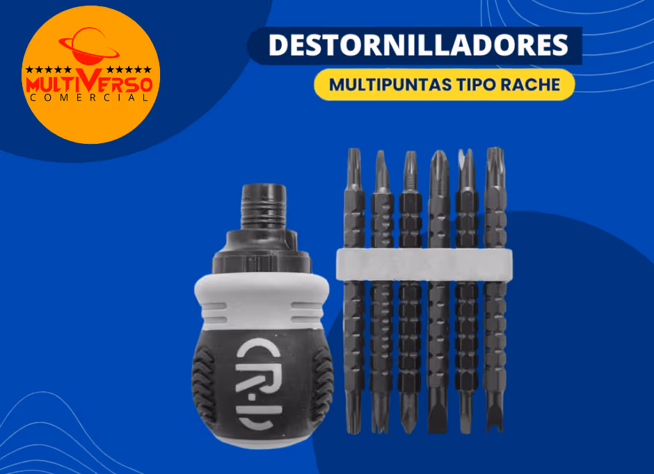 DESTORNILLADORES MULTI PUNTA TIPO RACHE