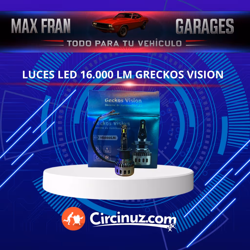Luces led 16.000lm geckos visión 