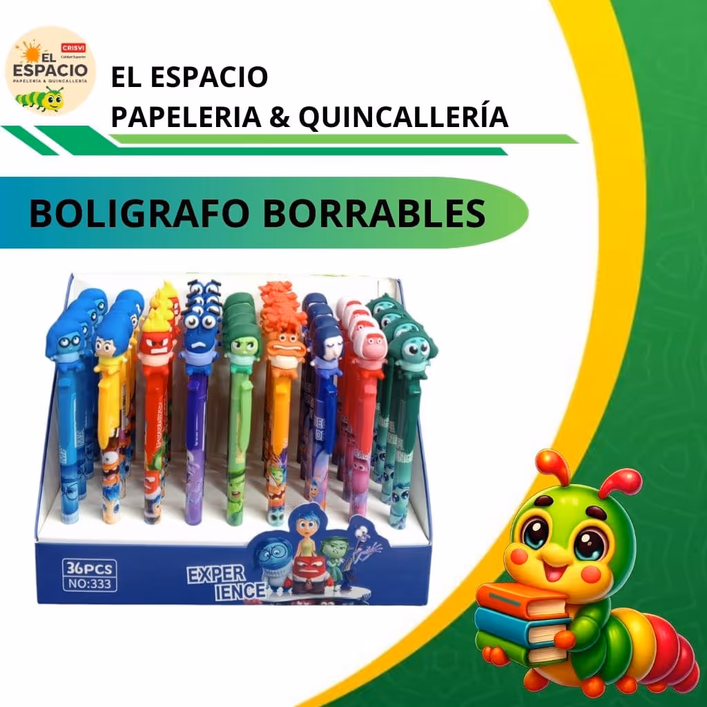 Bolígrafo borrables