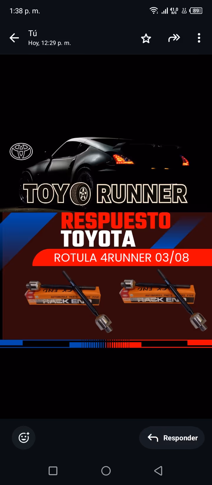 Rotula 4runner 03/08 555 