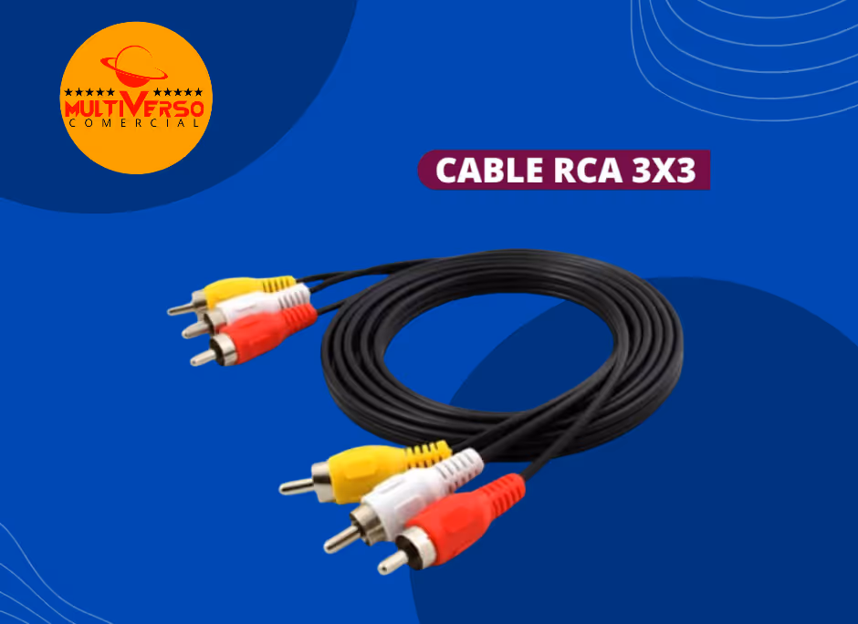 CABLE RCA 3X3 3M