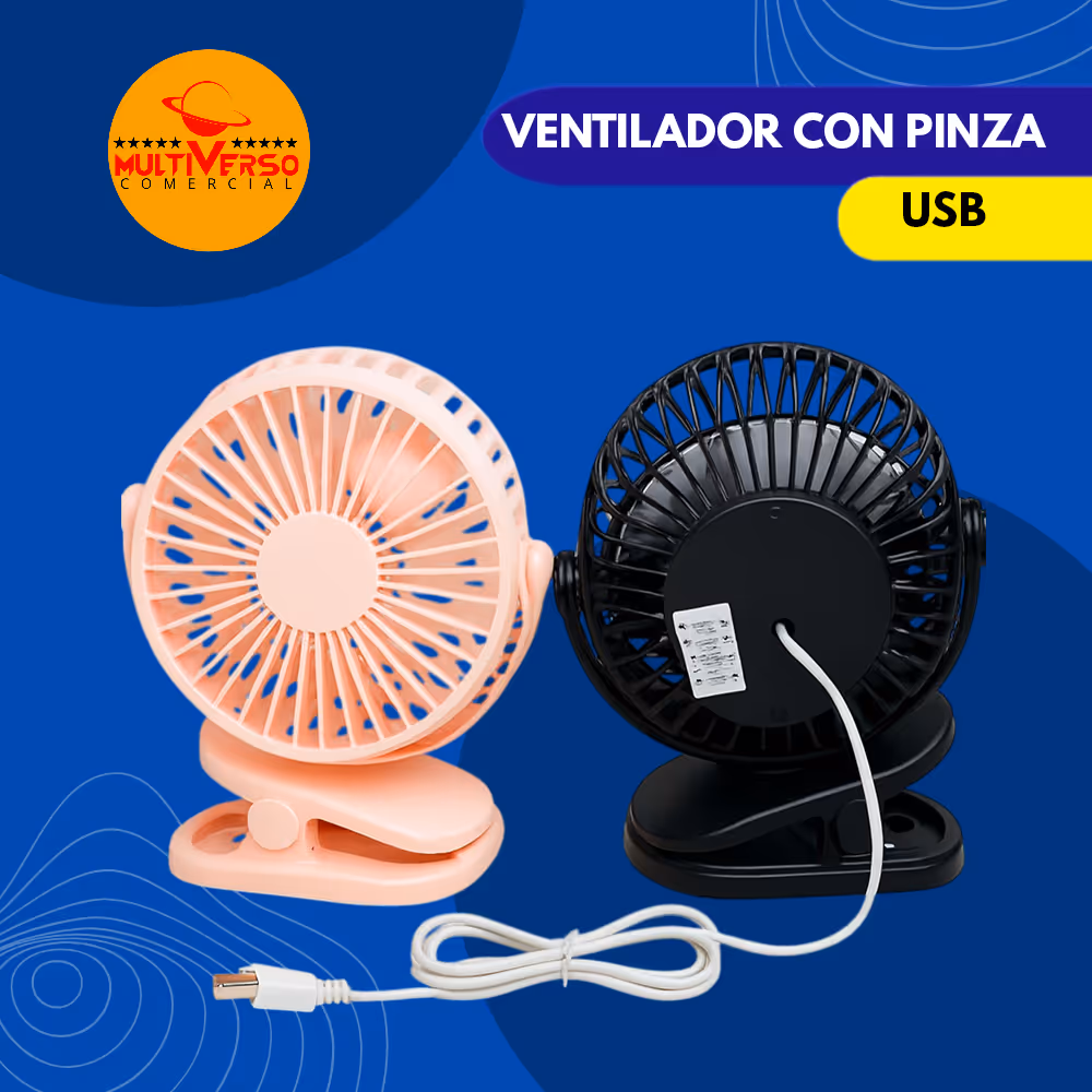 VENTILADOR CON PINZA USB