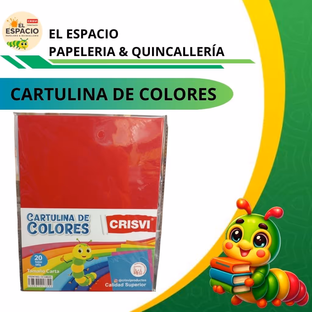 Cartulina de colores 