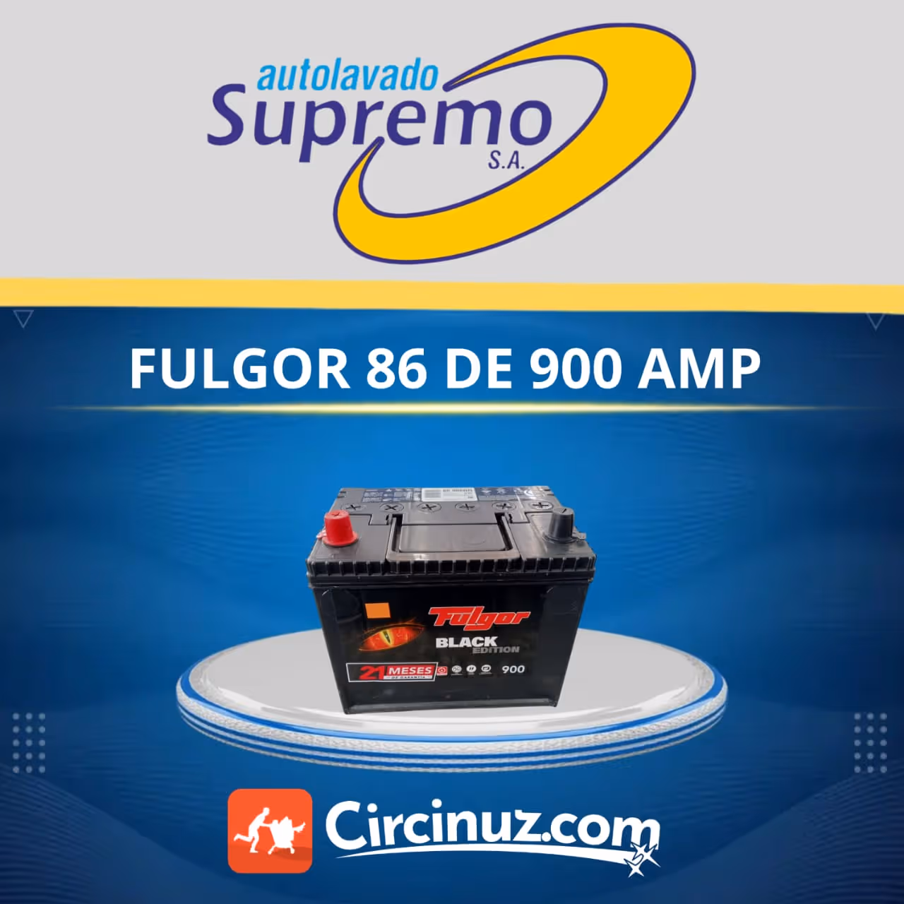 Fulgor 86 de 900 amp 
