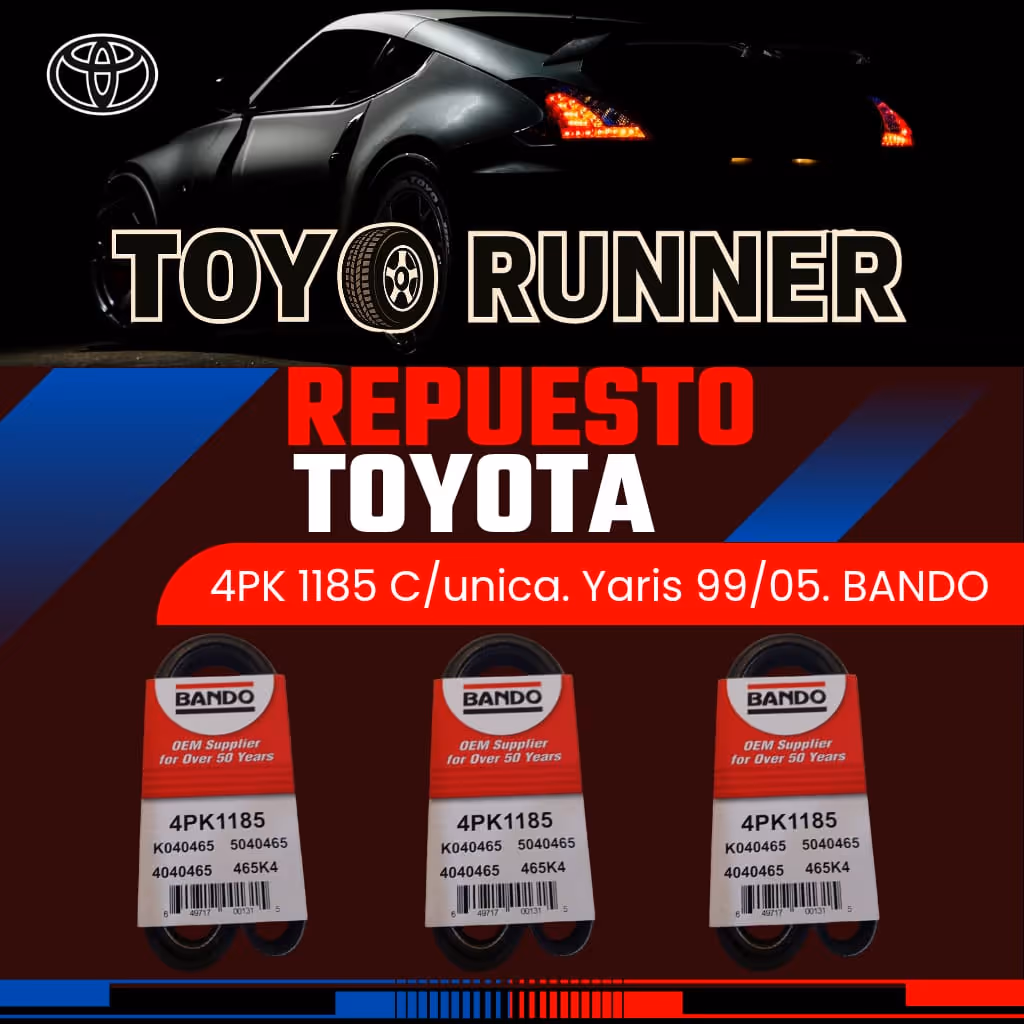 4pk 1185 c/única Yaris 99/05 bando 