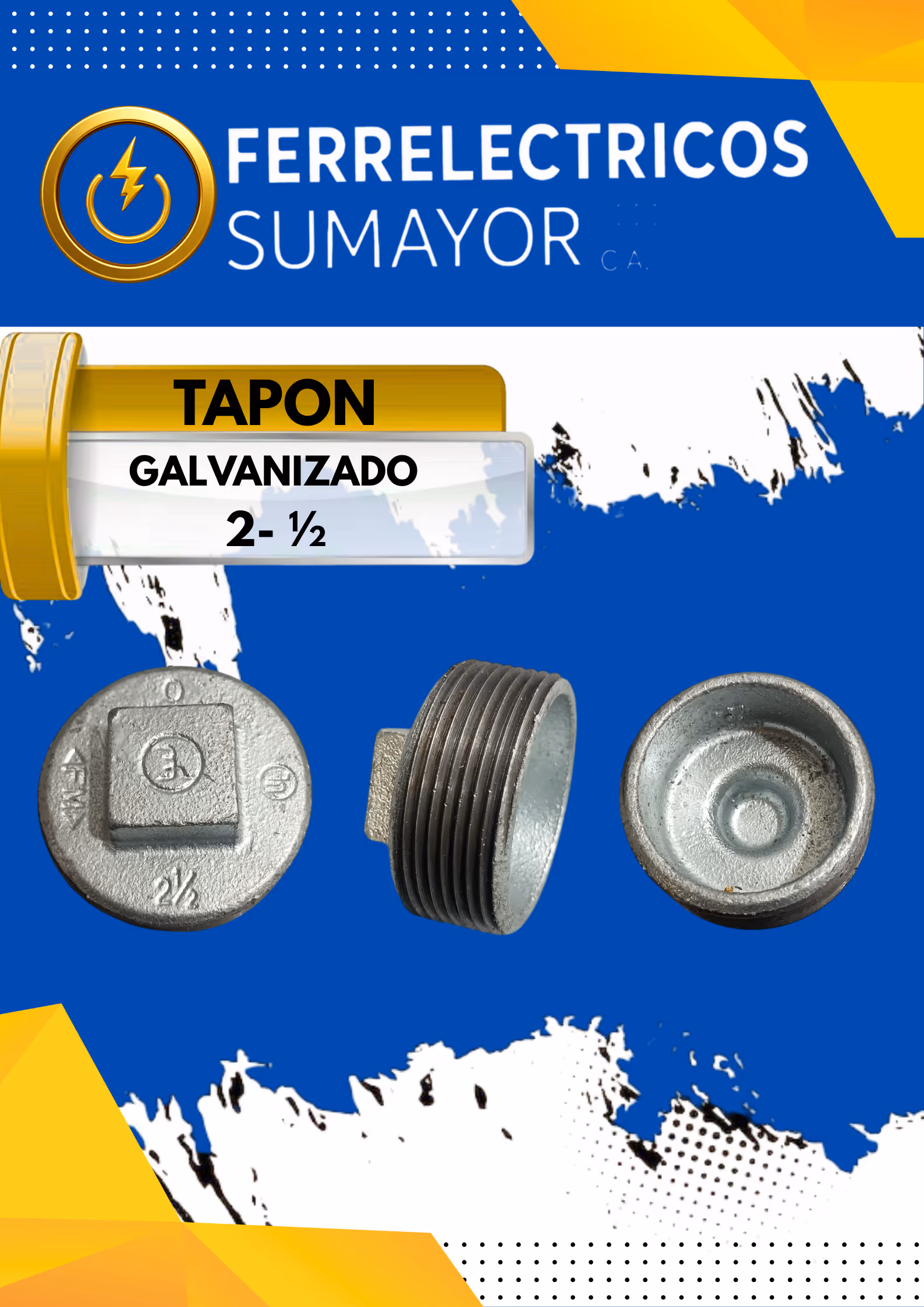 TAPON GALVANIZADO 2- ½