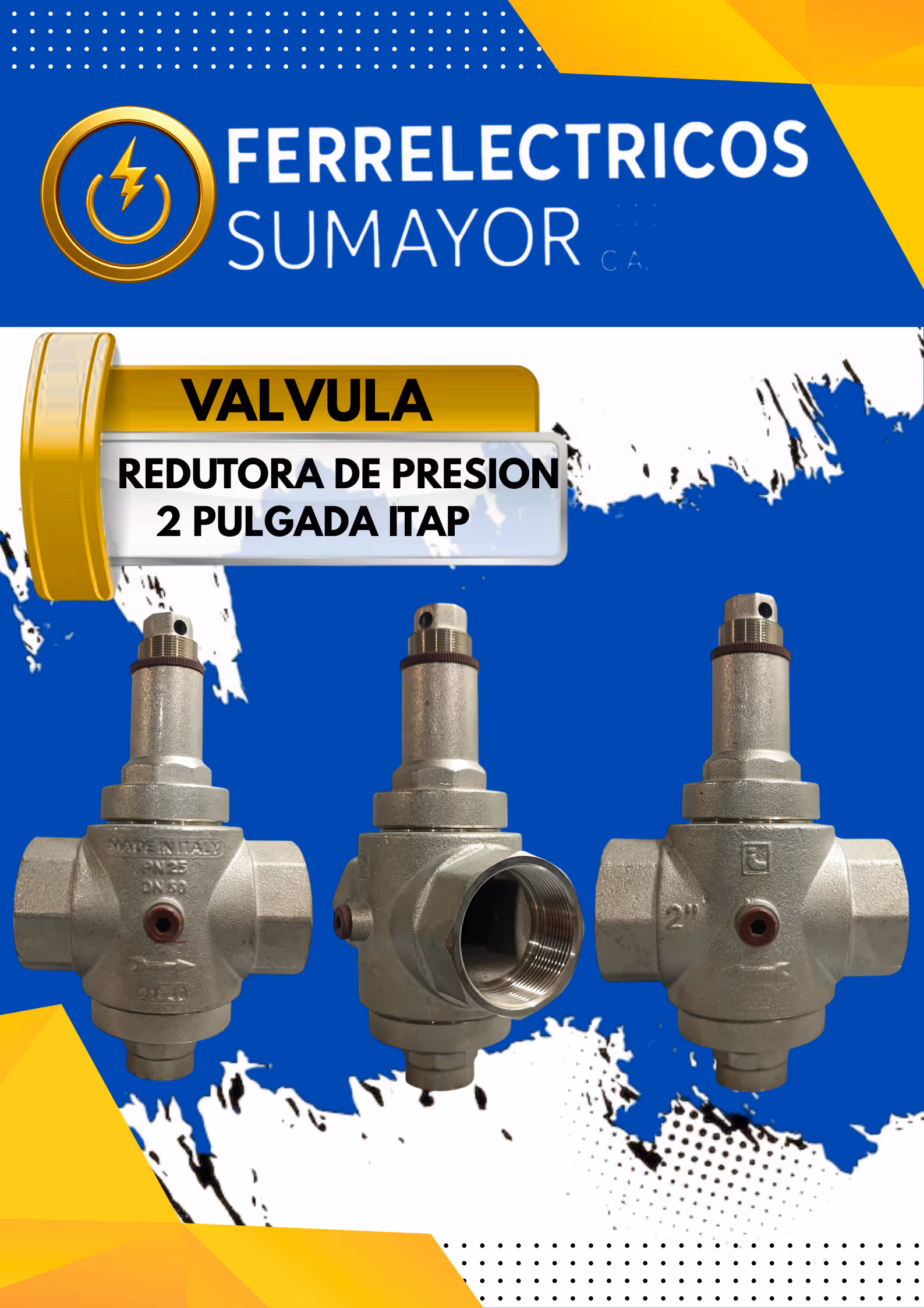 VALVULA REDUCTORA DE PRESION 2 PULGADA TAP