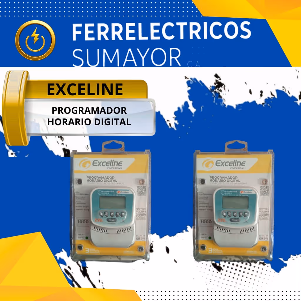 Exceline programador horario digital 