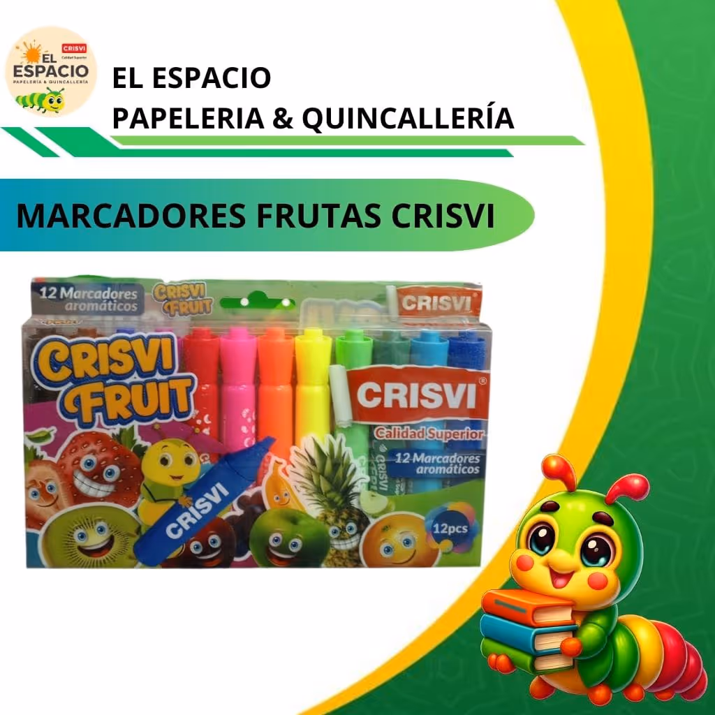Marcadores frutas crisvi 