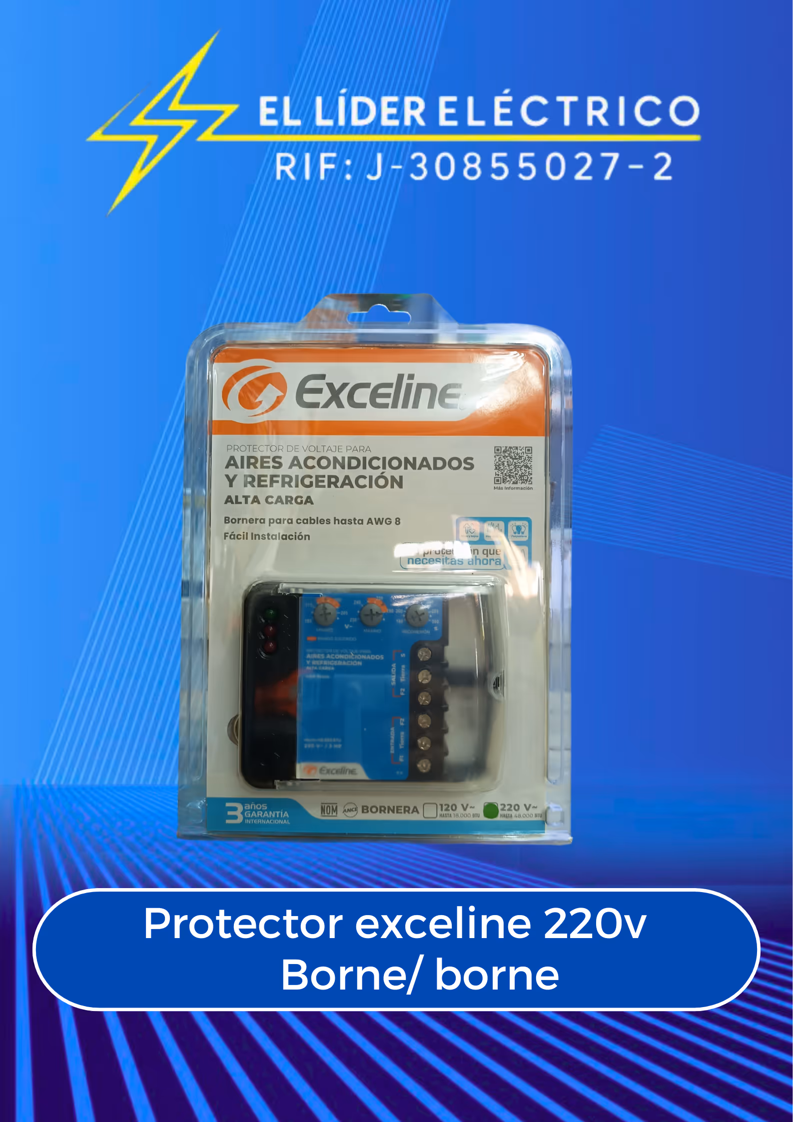 PROTECTOR EXCELINE 220V BORNE/ BORNE