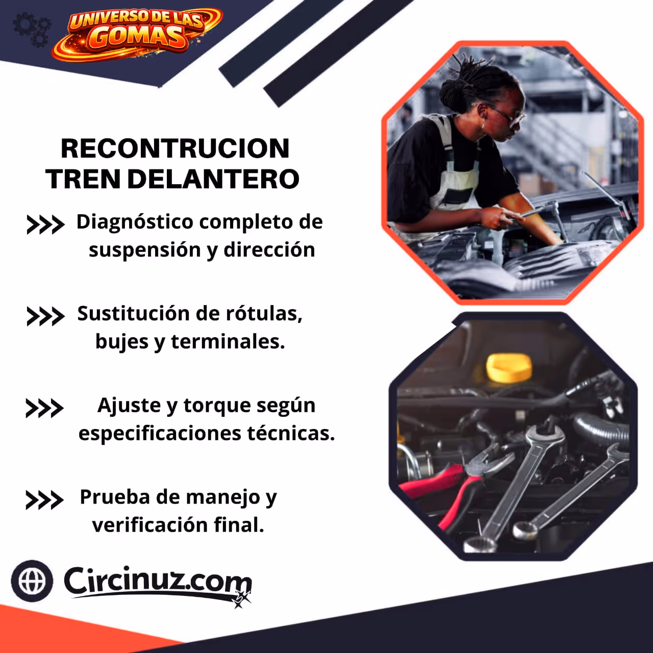 Reconstrucción tren delantero 