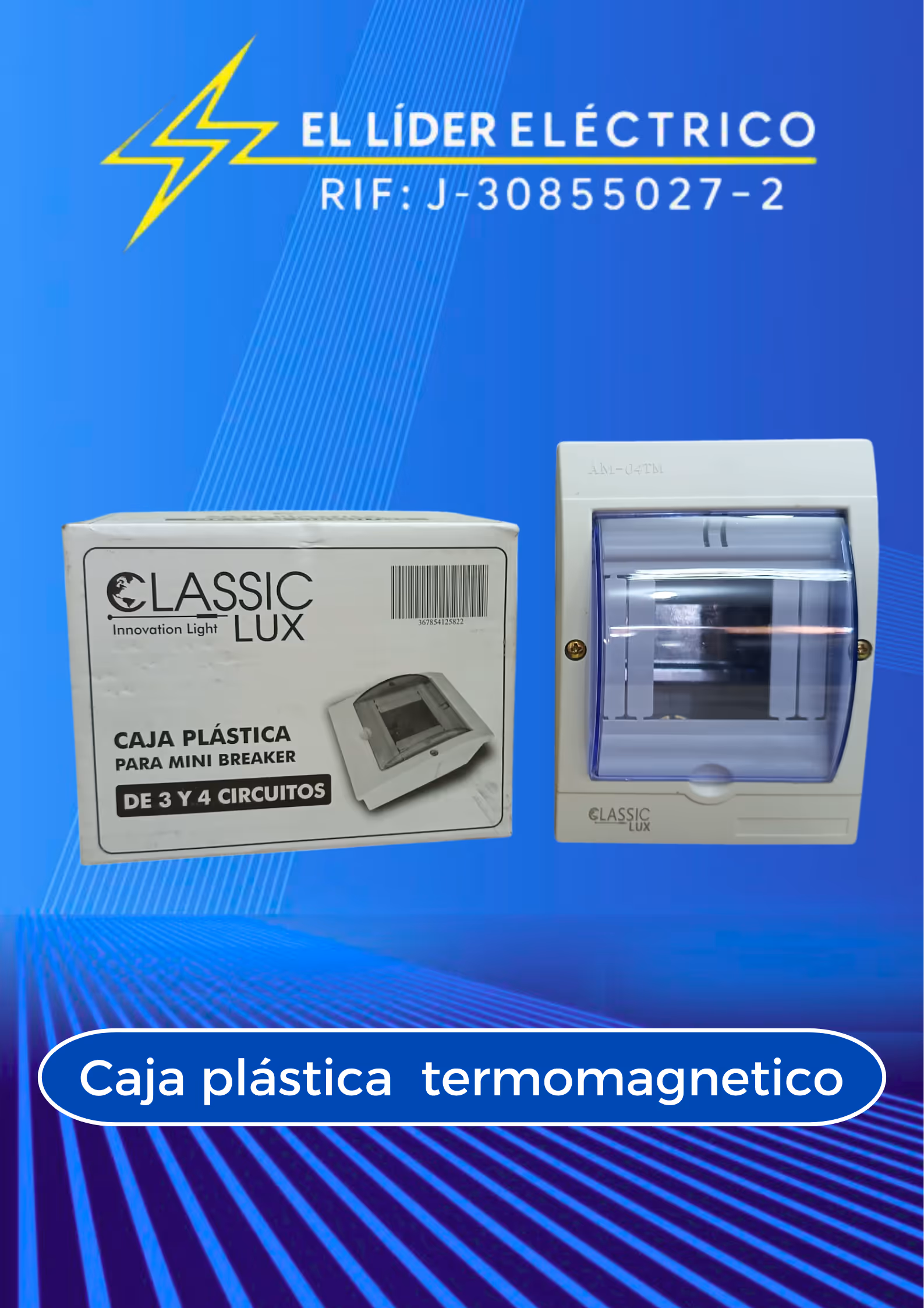 Tablero TERMOMAGNETICO 6 Circuitos