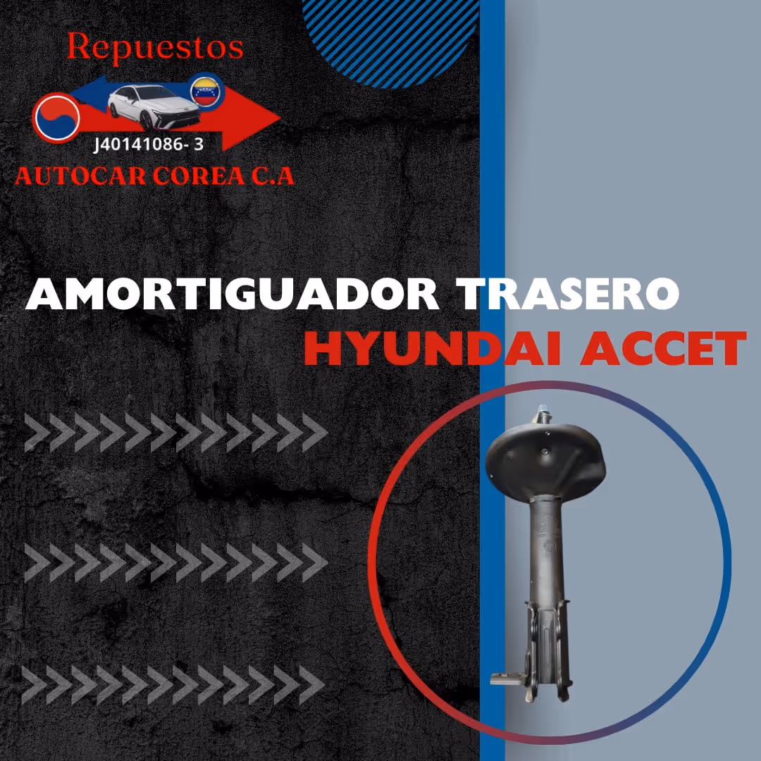 Amortiguador trasero accent 
