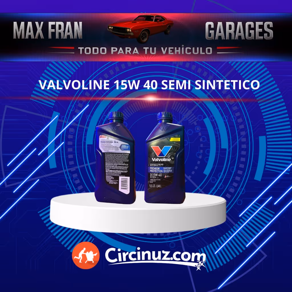 Valvoline 15w 40 semi sintético 