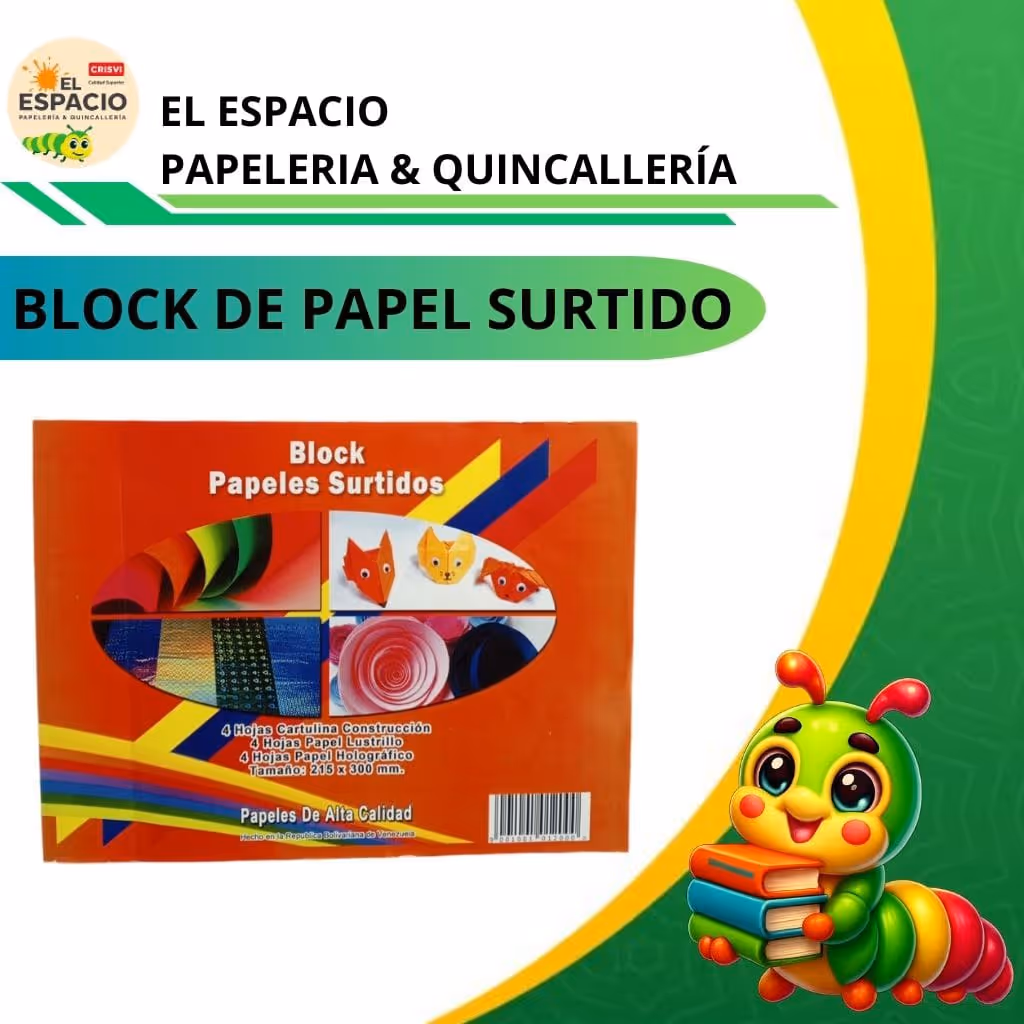 Block de papel surtido 