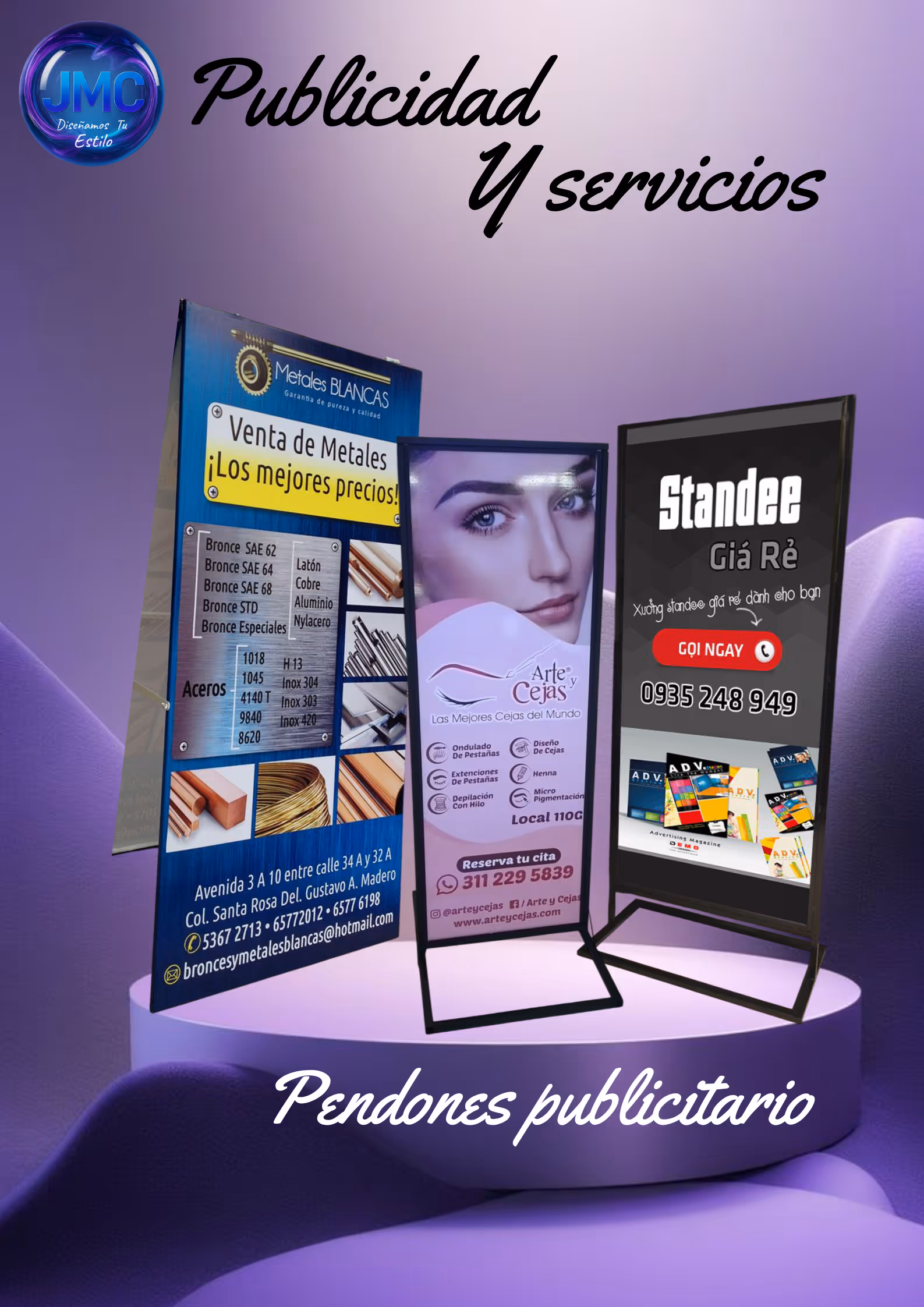 Pendones publicitario 