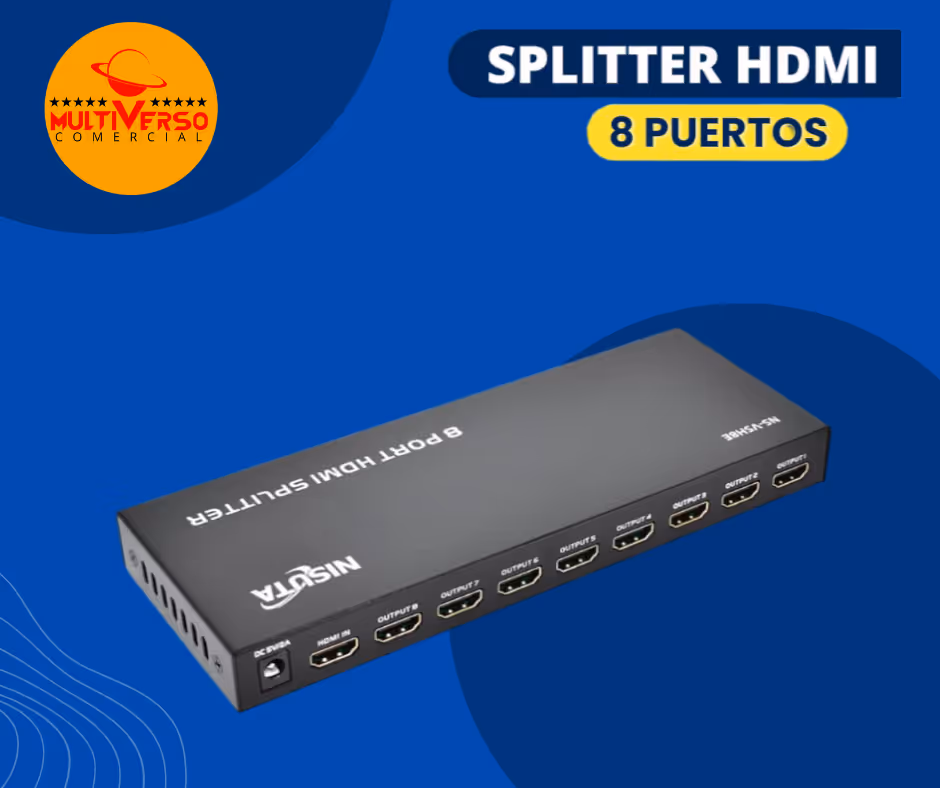 SPLITTER HDMI 8 PUERTOS 