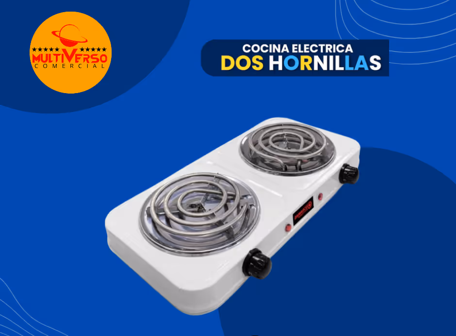 COCINA ELÉCTRICA DOS HORNILLAS 