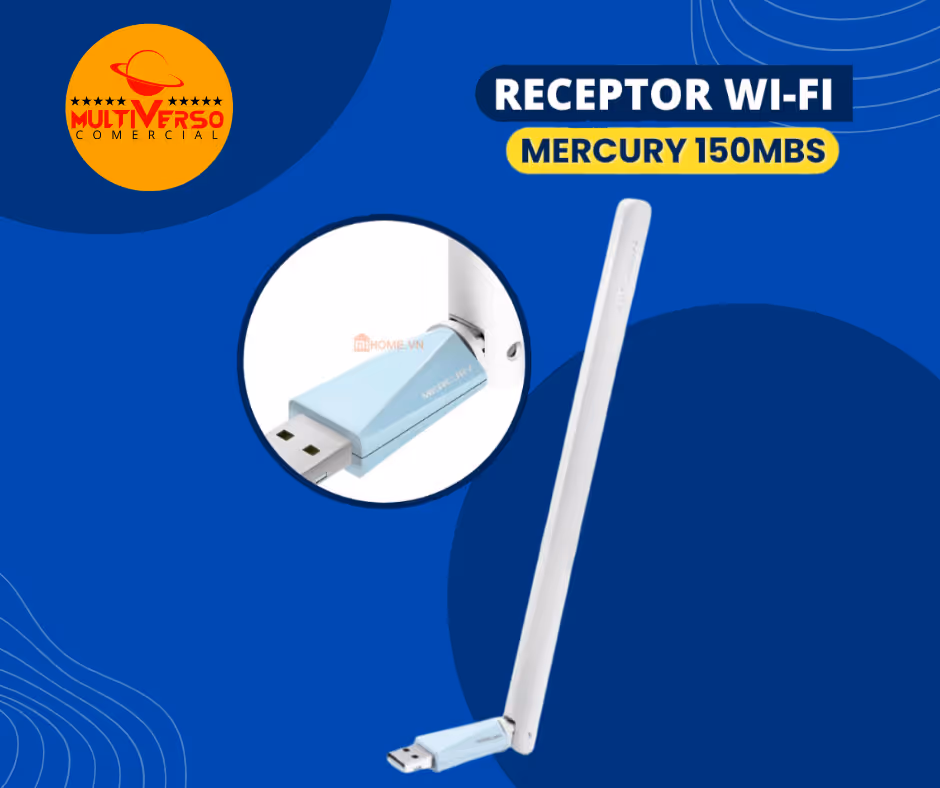 RECEPTOR DE WI-FI MERCURY 150MBS