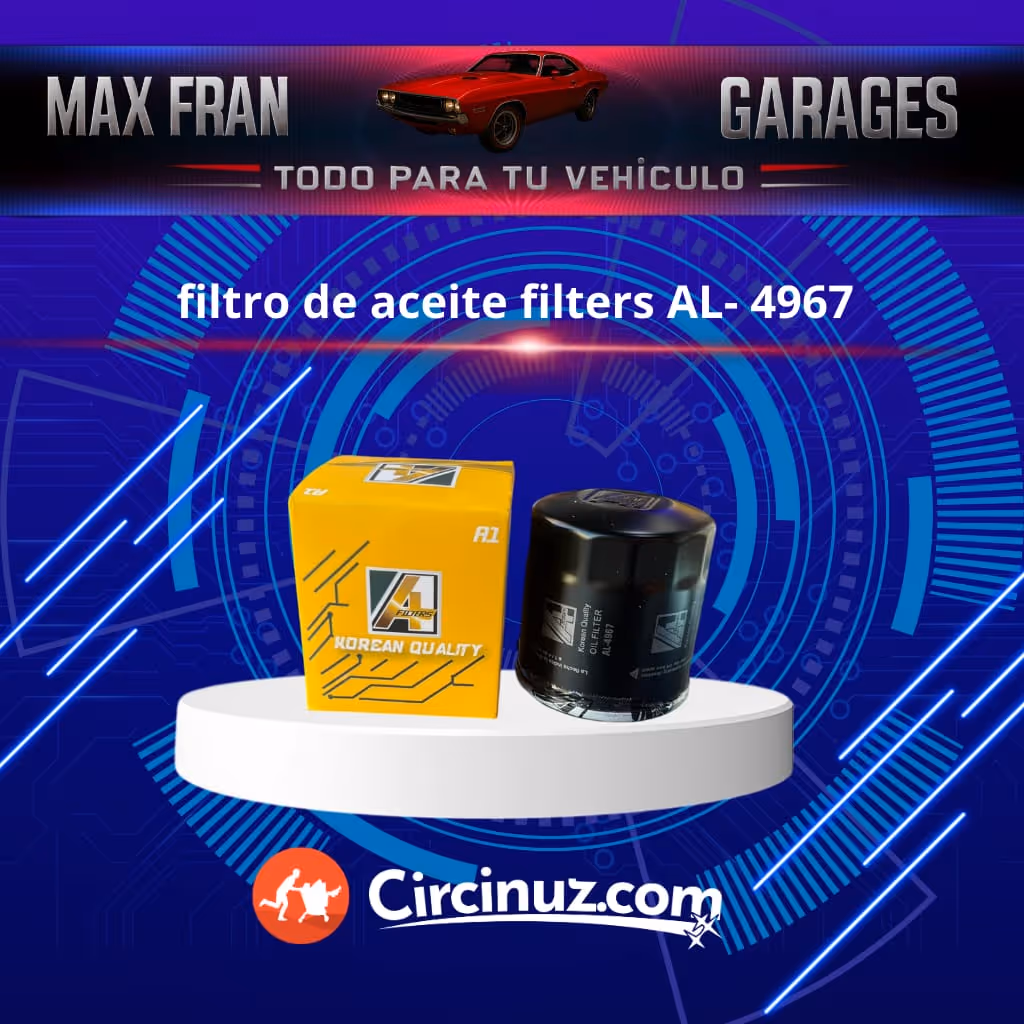 Filtro de aceite filter Al-4967 