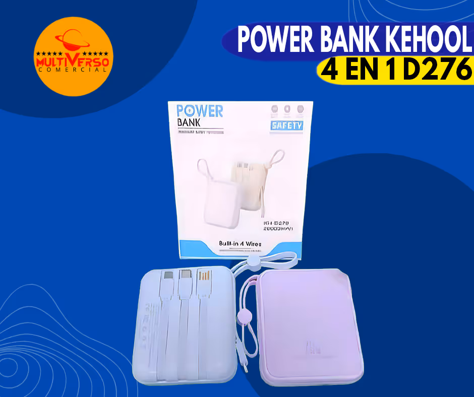 POWER BANK KEHOOL 4 EN 1