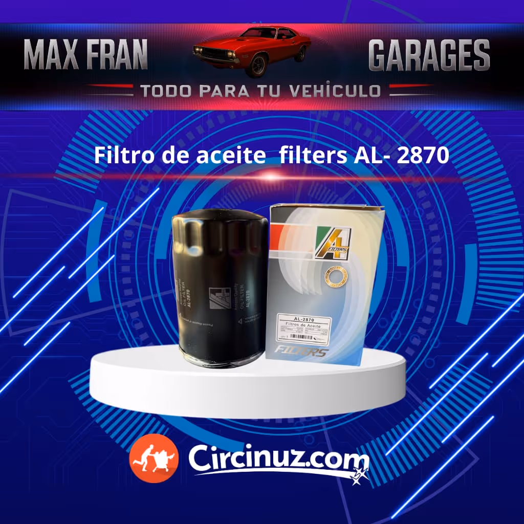 Filtro de aceite filter AL-2870 