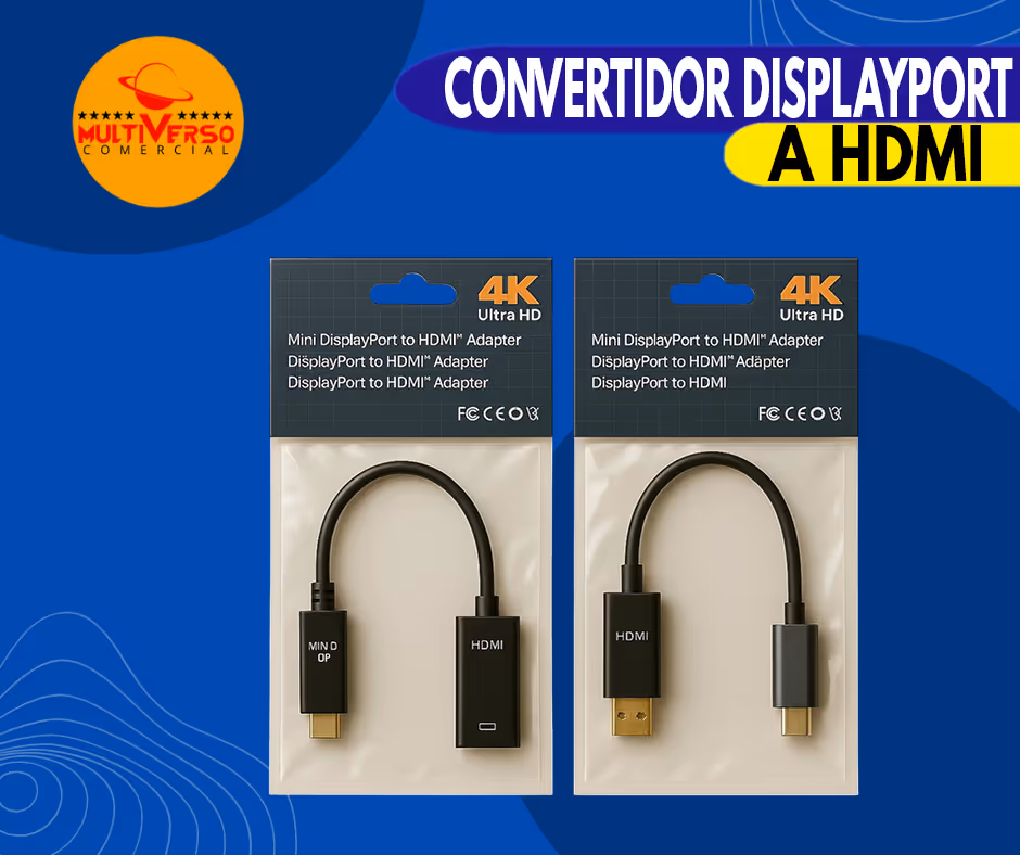 CONVERTIDOR DISPLAYPORT A HDMI
