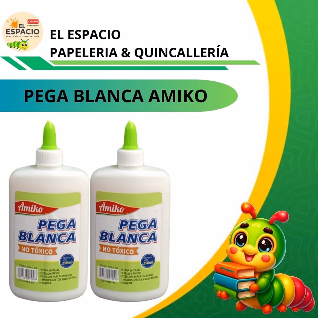 Pega blanca amiko 