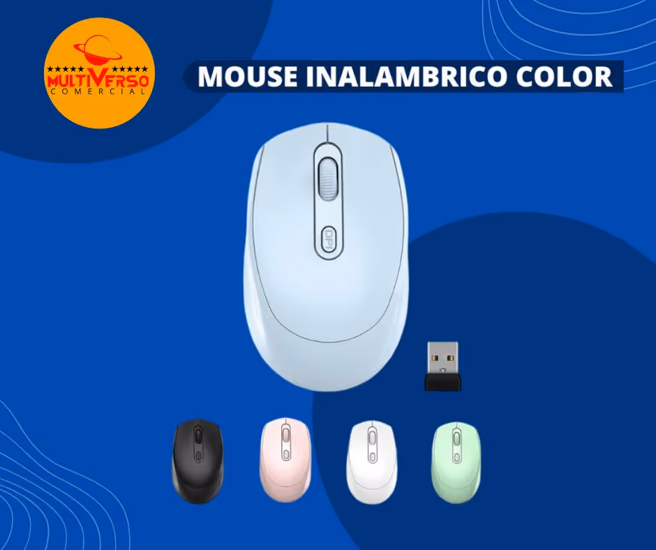 MOUSE INALÁMBRICO COLOR