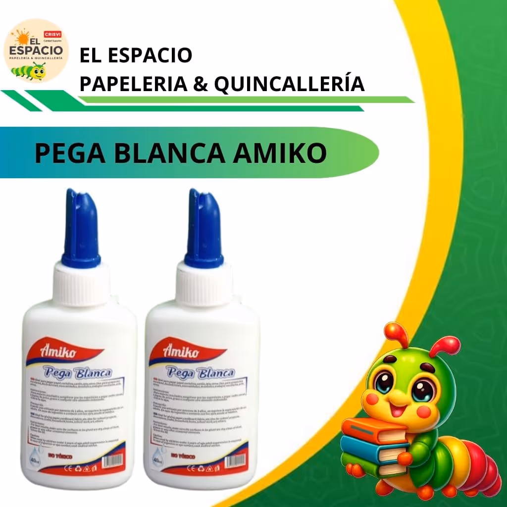 Pega blanca amiko 