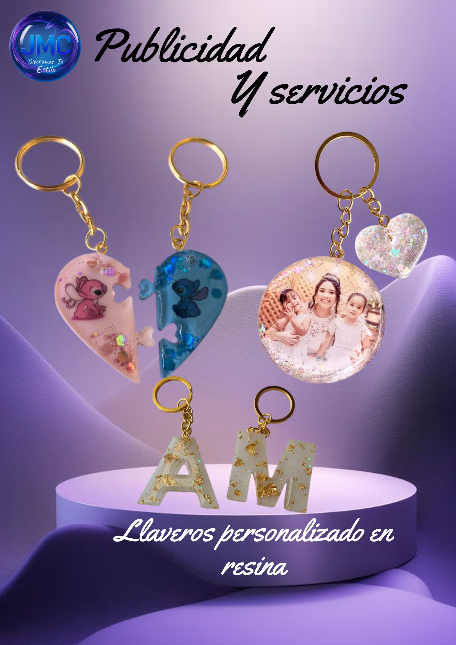 LLAVEROS PERSONALIZADO EN RESINA 