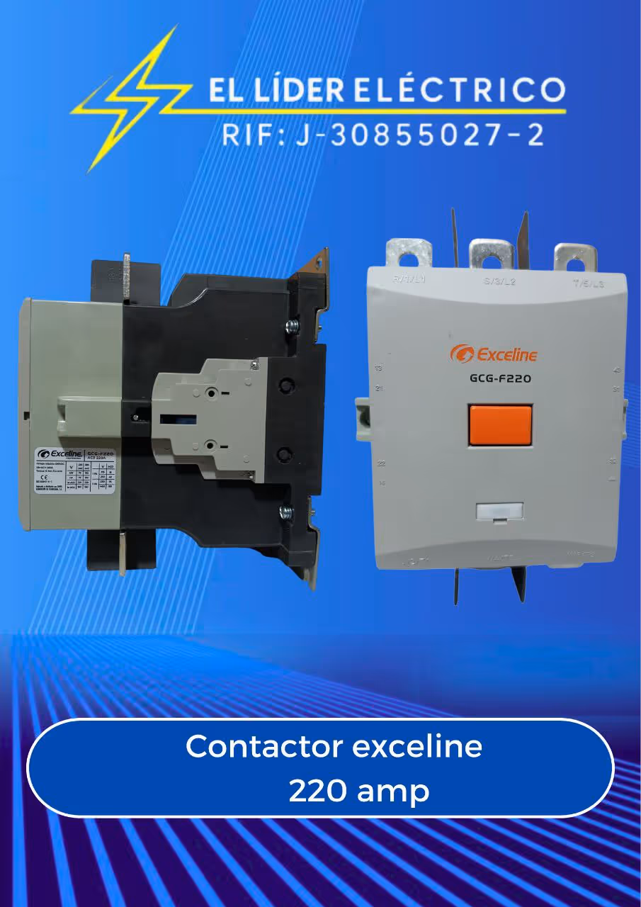 CONTACTOR DE 220 AMP EXCELINE