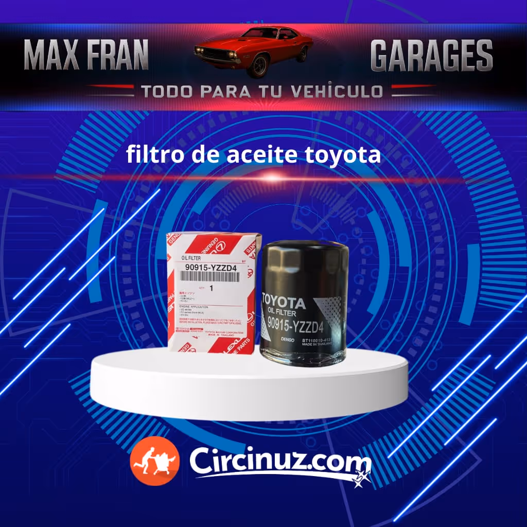 Filtro de aceite de Toyota 