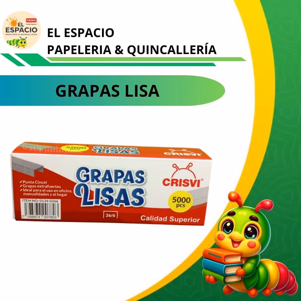 Grapas lisas 