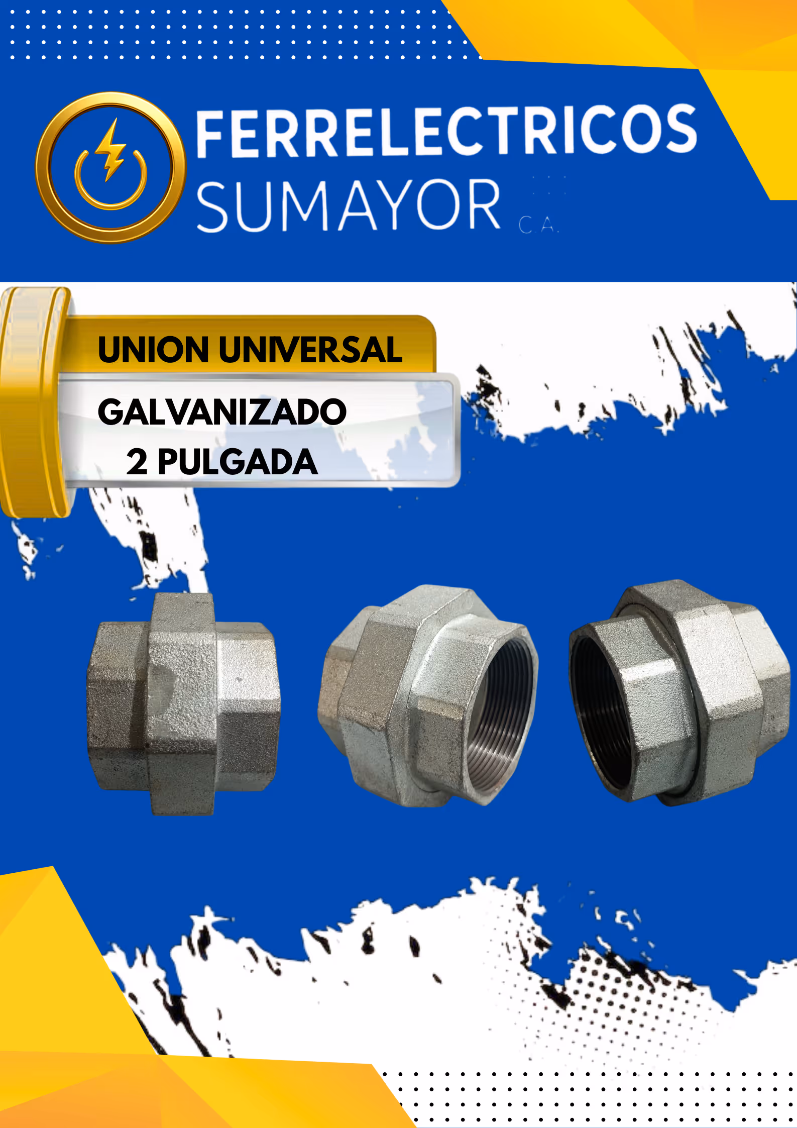 UNION GALVANIZADO 2 PULGADA  