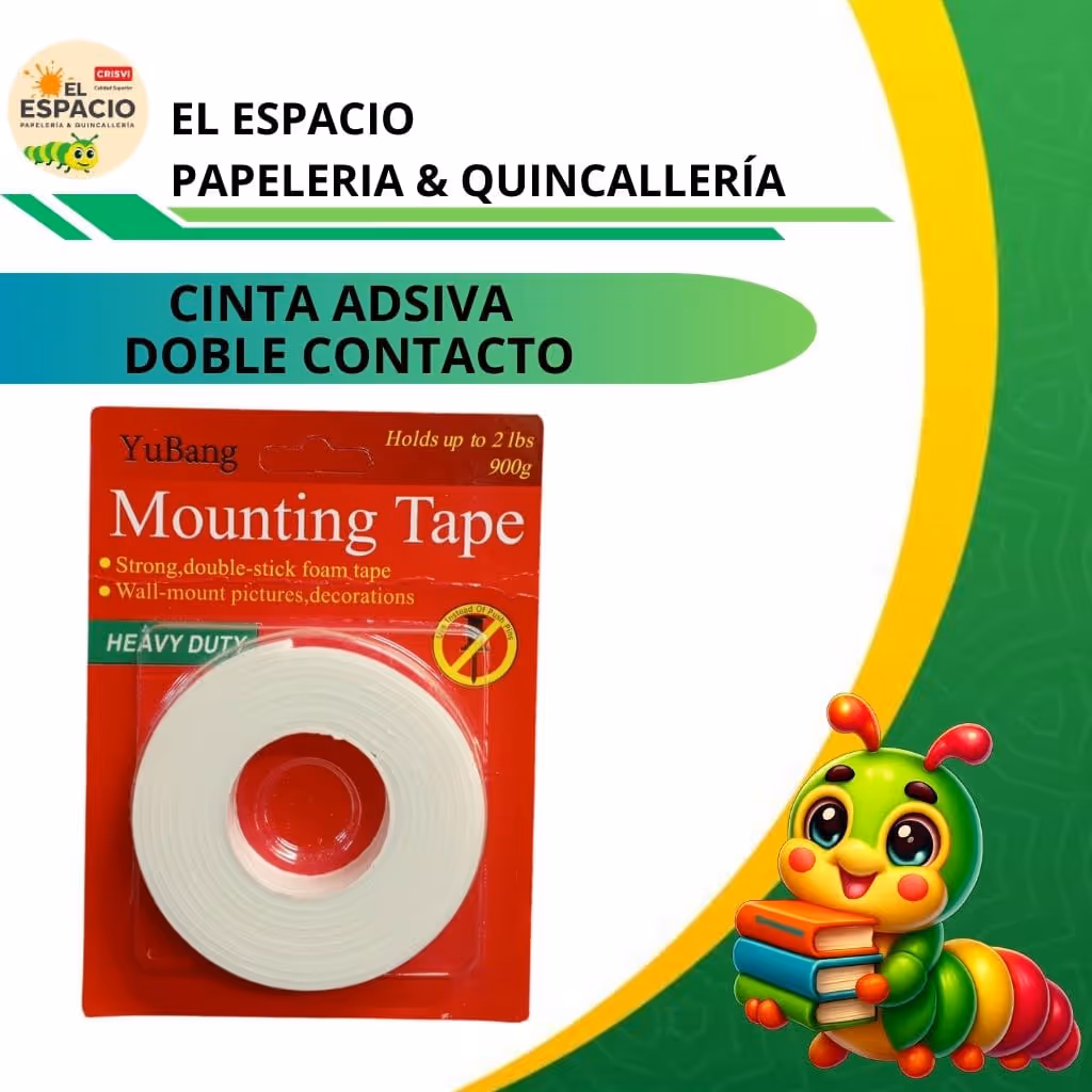 Cinta adhesiva doble contacto 