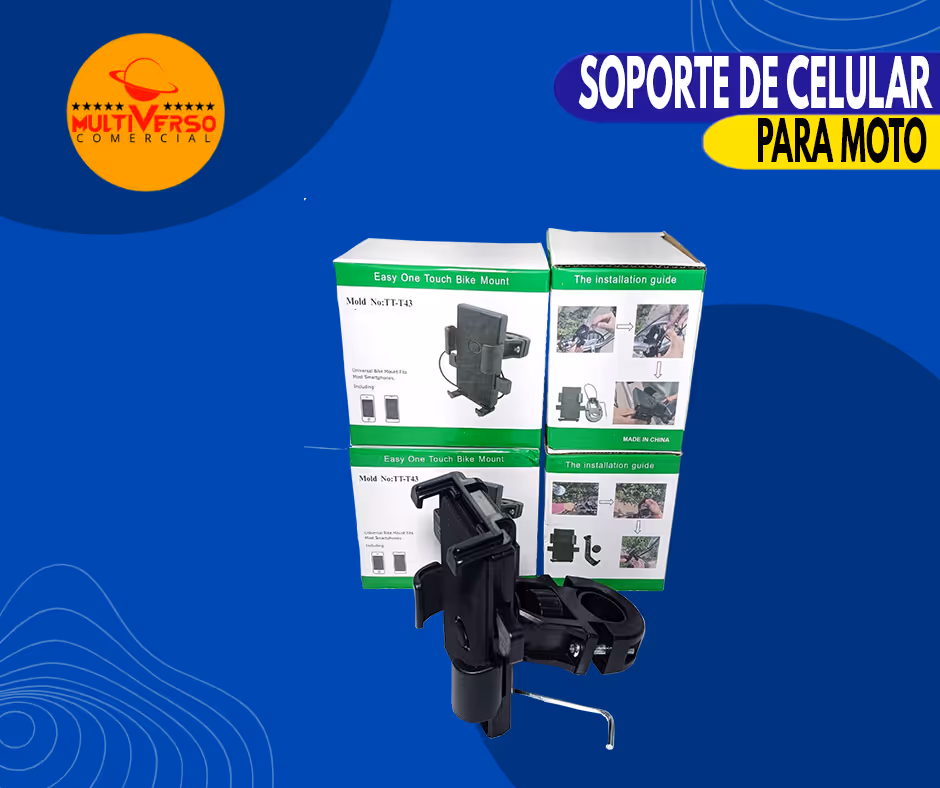 SOPORTE DE CELULAR PARA MOTO