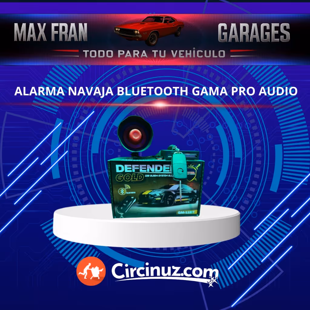 Alarma navaja Bluetooth gama pro audio 