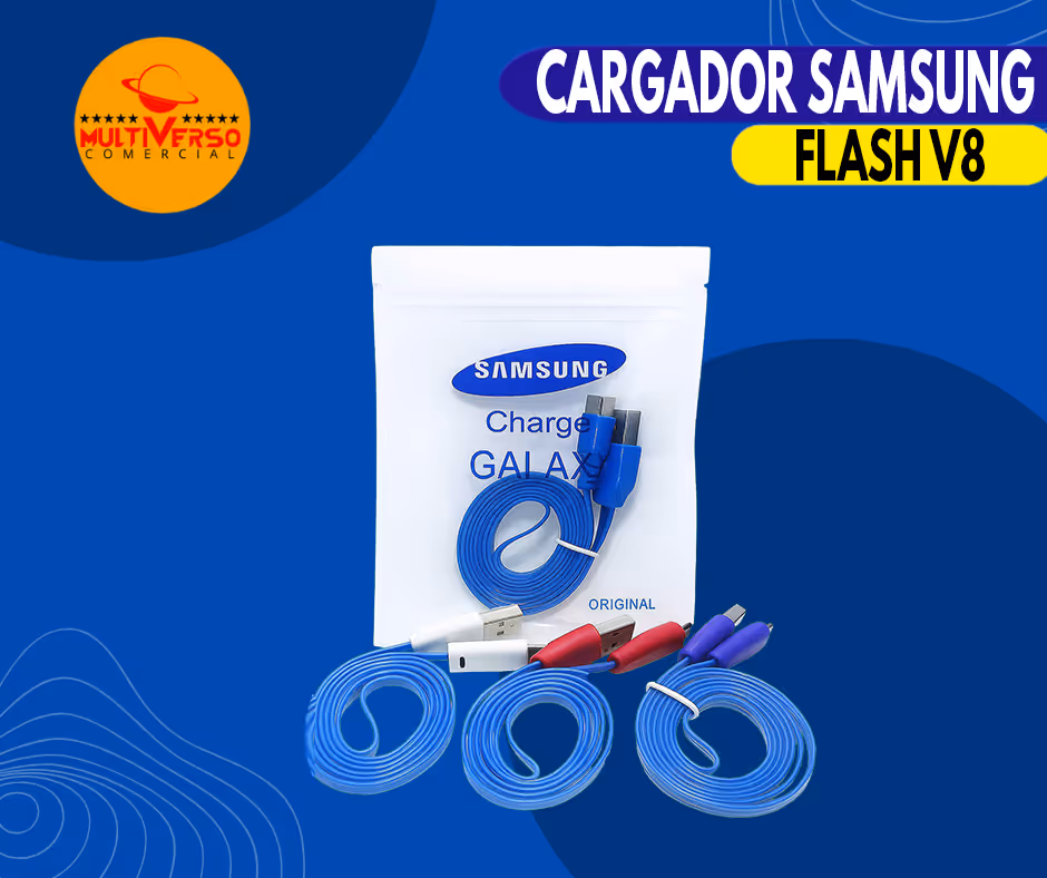 CABLE CARGADOR FLASH V8