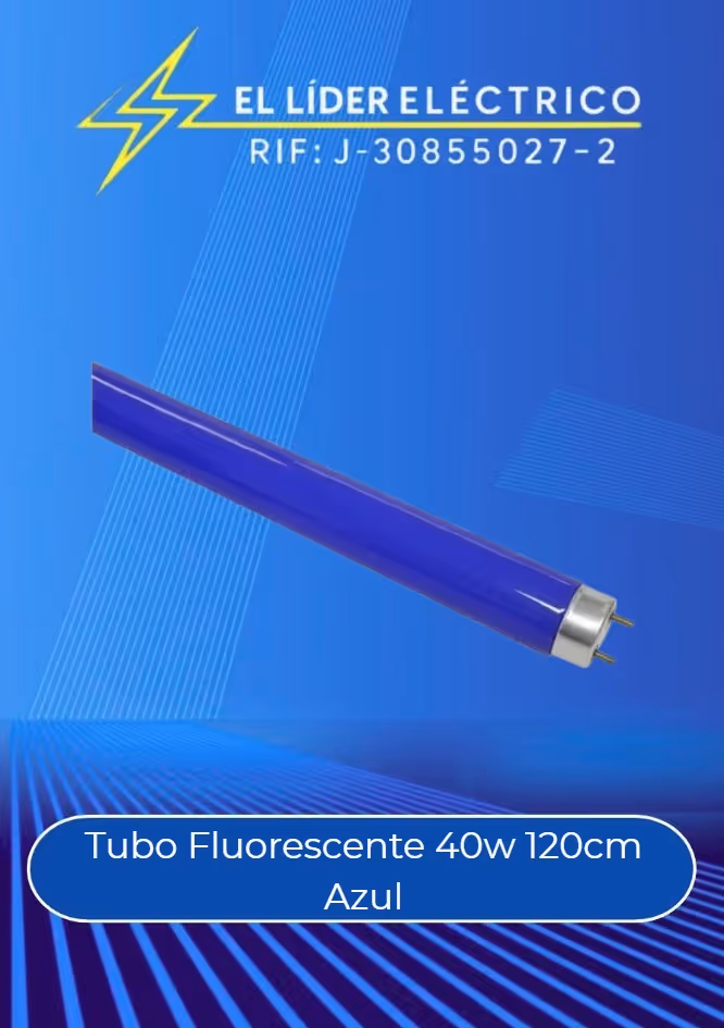 Tubo Fluorescente 40w 120cm Azul