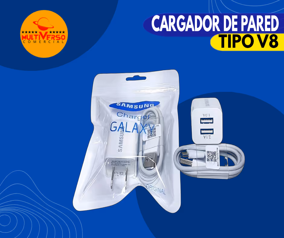 CARGADOR DE PARED DE V8