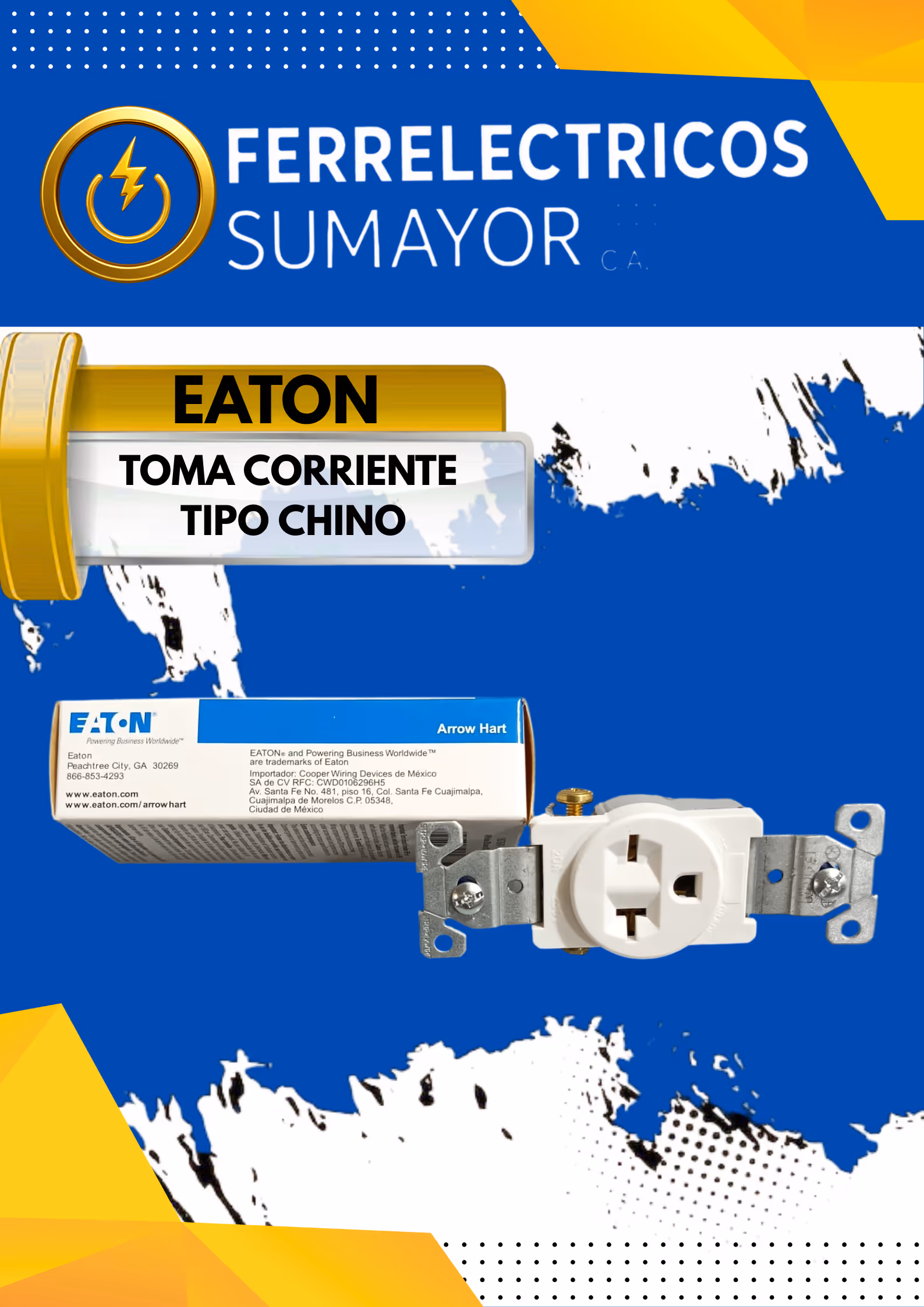 Toma Corriente Tipo Chino Eaton